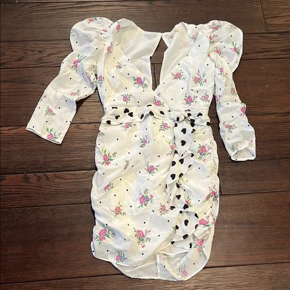 For love and lemons mini mabel puff sleeve dress - Picture 3 of 8